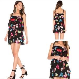 Tanya Taylor Tassel Georgette Gabrielle Dress